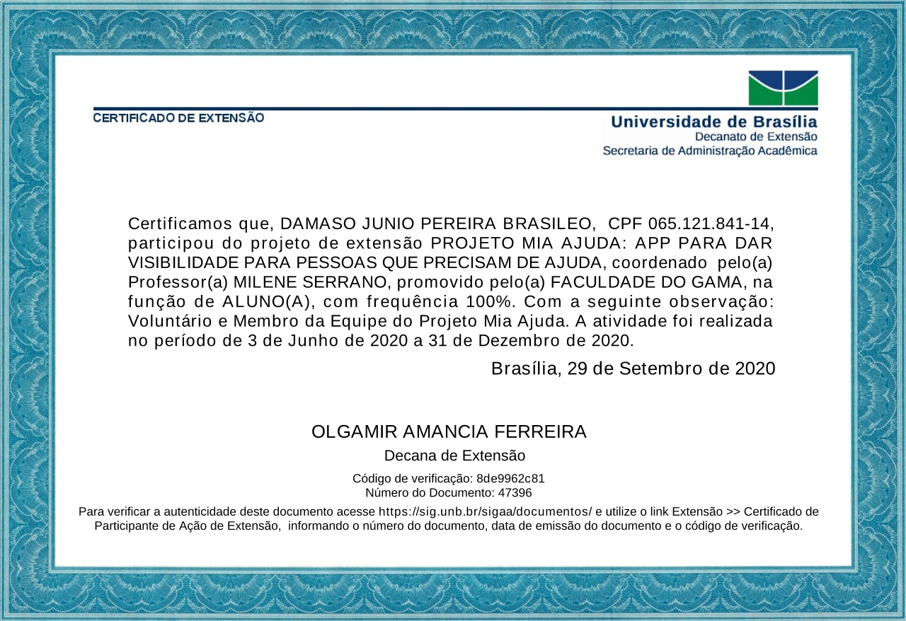Mia Ajuda Extension Project